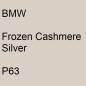 Preview: BMW, Frozen Cashmere Silver, P63.